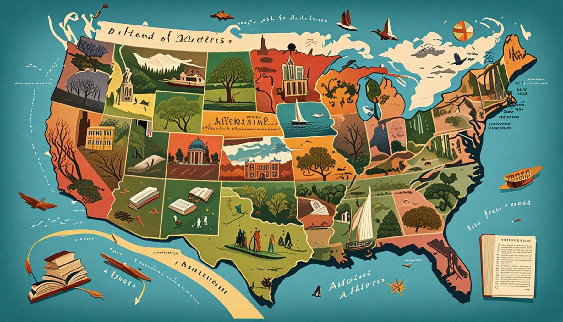 Paths of Literature: Itineraries that Celebrate Authors and Classic American Works
